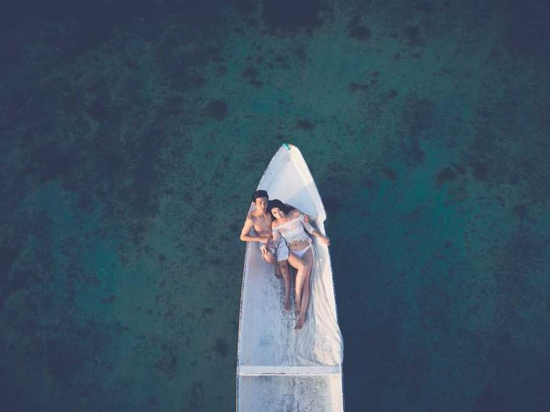 High-Speed Train Through Digital Landscape (Manet-style Impressionism)